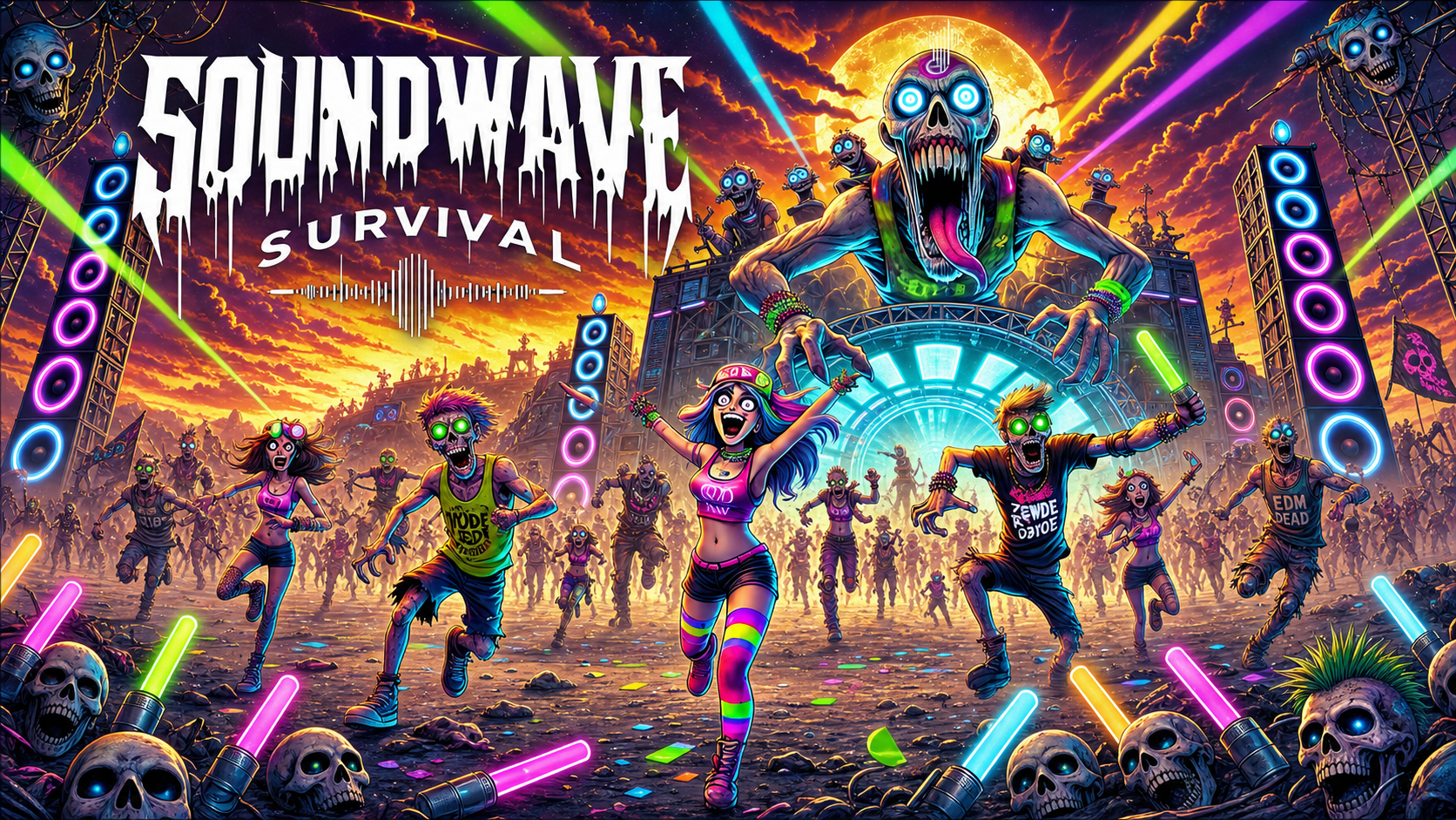 Soundwave Survival, a dystopian festival survival game